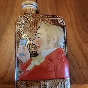 Antique 1920's German Schafer & Vater Porcelain Flask The Doctor Drinkometer